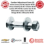 Spc Front Camber +/- 2.5 Degree Adj. Range Cams (2) For Buick, Chevy, Oldsmobile. Fixed Price $53.06.
