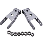 2-3" Rear Drop Shackles Lowering Kit For Chevrolet Silverado 1500 1/2 Ton 07-18. Fixed Price $38.99.