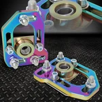 79-89 Ford Mustang Pair Front Adjustable Camber/caster Plates Neo Chrome. Fixed Price $57.88.