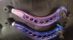 Emusa Rear Adj Camber Arms For 06-13 Honda Civic Dx Lx Ex Si Hybrid Blue Used***. Fixed Price $99.99.