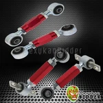 Red Rear Adjustable Camber Kit + Toe Arm Civic Ef Eg Ek Da DC2 Crx Del Sol. Fixed Price $65.54.