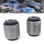 Megan Silver Rear Lower Control Arm Bushings For 03-08 G35 V35 / 03-09 350Z Z33. Fixed Price $34.69.