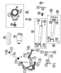 Genuine Mopar Tension Link Assembly Left Rear 68263733AA. Fixed Price $193.97.
