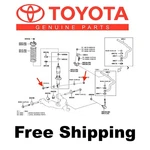 Front Lower Control Arm Bolt & Nut Driver Lh 1995-2004 Toyota Tacoma Oem 2PC. Fixed Price $39.95.
