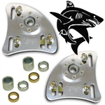 Fits Mustang 2004 Billet Shark Caster Camber Plates. Fixed Price $159.99.