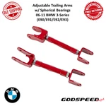 Godspeed Adjustable Trailing Arms W/ Spherical Bearings Fits 06-11 Bmw 3-SERIES. Fixed Price $168.00.