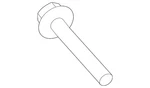 Genuine Porsche Stabilizer Bar Bolt PAF-104-253. Fixed Price $6.64.