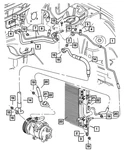 Genuine Mopar A/c Discharge Line 4596892AC. Fixed Price $73.77.