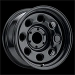 4 New 17X9 Vision 85H Soft Gloss Black 6X139.7 6X5.5 ET-12 Wheels Rims. Fixed Price $457.64.