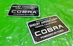 2X Data Plate Classic Alloy Fit Shelby American Cobra Ford. Fixed Price $33.44.