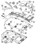 Genuine Mopar Park Assist Display Bracket 5028600AA. Fixed Price $5.55.