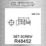 R48452 Set Screw Fits John Deere (surplus Open Box). Fixed Price $88.44.