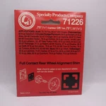 Specialty Products Rear Camber/toe Shim 71226 Tow 3/8 Audi Chevrolet/geo Dodge. Fixed Price $11.05.