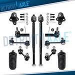 12PC Front Rear Lower Ball Joints Sway Bars Tie Rods Boots For Toyota Corolla. Fixed Price $78.71.