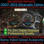 Repair 2007 Gm Silverado Tahoe Suburban Speedometer Gauge Cluster Display. Fixed Price $59.99.