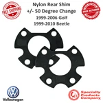 Spc Rear Toe Shim +/- 0.50 Degree Change For Vw 99-06 Golf & 99-10 Beetle #71523. Fixed Price $25.73.