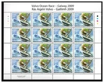 2009 Ireland Volvo Ocean Race Stamp Sheetlet Plate 1A1A1A1A Mnh. Fixed Price $19.81.
