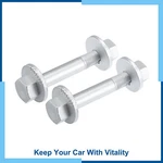 Pack (2) Camber Adjusting Eccentric Control Arm Bolt For Hyundai Santa Fe 07-09. Fixed Price $28.97.