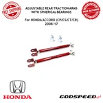 Godspeed Adj. Rear Traction Arms Spherical Bearings For 2008-2017 Honda Accord. Fixed Price $160.00.