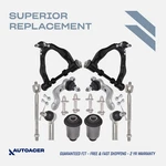 Autoacer - 14P Front Control Arms Bushings Ball Joints Tie Rods Bolts For Tacoma. Fixed Price $350.00.