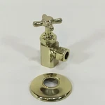 Brass Angle Stop Nos Valve Flange Claw Foot Plumbing Sunrise Specialty #1116.. Fixed Price $28.95.