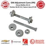 Spc Gm Rear Adjustment Cams (pr) +/- 2.0 Degree Adj. Range For Malibu, Aura, G6. Fixed Price $105.37.
