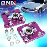 For 94-04 Mustang Purple Front +/- 2.5 Adjust Camber Caster Plates Alignment Kit. Fixed Price $56.91.