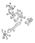 Genuine Mopar Hex Head Nut And Retainer 6511397AA. Fixed Price $9.02.