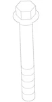 Genuine Bmw Rear Upper Control Arm Bolt 07119906495. Fixed Price $7.23.