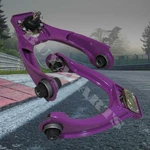 Jdm Adjustable Front Upper Control Camber Arm Kit For Honda Civic 96-00 Ek Purpl. Fixed Price $57.49.