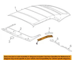 Gm Oem 16-19 Cascada Convertiblesoft Top Interior Trim-rail Cover 13429656. Fixed Price $43.92.