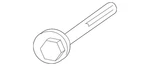 Genuine Land-rover Front Control Arm Adjust Bolt LR065710. Fixed Price $17.85.