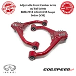 Godspeed Adjustable Front Camber Arms W/ Ball Joints For 2008-2013 Infiniti G37. Fixed Price $253.00.