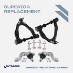 Autoacer 6PC Front Control Arms, Ball Joints & Camber Bolts For Tacoma 2WD 95-. Fixed Price $279.00.