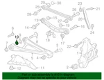 Porsche/vw/audi Genuine Front Suspension Adjust Bolt Lock Nut WHT001938. Fixed Price $10.00.
