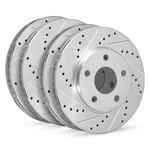 For Mini Cooper 14-21 Concepts Drilled & Slotted Front Rear Brake Rotor Set. Fixed Price $274.20.