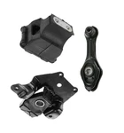 Complete 3 Piece Engine Mount Set Fits Chevy Cavalier Sunfire Auto. Fixed Price $116.02.