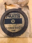 1960-64 Chrysler, Dodge, Plymouth Auto/trans Front Clutch Disc; Mopar# 1942404. Fixed Price $12.00.
