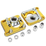 Fit 94-04 Ford Mustang +/- 2.5 Adjustable Alignment Camber Caster Plates Gold. Fixed Price $70.88.