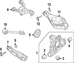 Genuine Mitsubishi Lower Control Arm Adjust Cam 4113A193. Fixed Price $5.13.