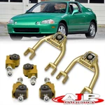 Front Upper Suspension Camber Control Arms Kit Gold For 1992-1995 Honda Civic Eg. Fixed Price $42.99.