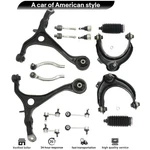 16X Front Upper Lower Control Arms Sway Bars Tie Rod End Fits For 04-06 Acura Tl. Fixed Price $178.68.