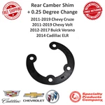 Spc Rear Camber Shim +0.25 Degree Change 11-19 Cruze Volt, 12-17 Verano #71041. Fixed Price $31.77.