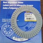 Moog Rear Alignment Shim Pn# K995-3. Fixed Price $12.62.