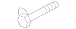 Genuine Audi Lower Control Arm Adjust Bolt WHT-008-016. Fixed Price $7.78.