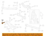 New Oem Cadillac Gm Lower Control Arm Rear Bolt 11602809. Fixed Price $14.95.