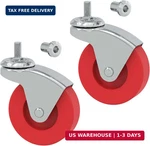 Big Red Pack 2.5" Swivel Caster Wheel For Creeper Service Utility Cart Stool. Fixed Price $15.99.