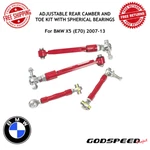Godspeed Adj. Rear Camber And Toe Kit W/ Spherical Bearing For 07-13 Bmw X5 E70. Fixed Price $270.00.