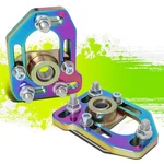 79-89 Ford Mustang Front 2PCS Adjustable Camber/caster Plates Neo Chrome. Fixed Price $58.90.
