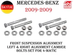 Front Suspension Alignment Camber Bolts Set For 03-09 Mercedes W211,W220 4-MATIC. Fixed Price $123.33.